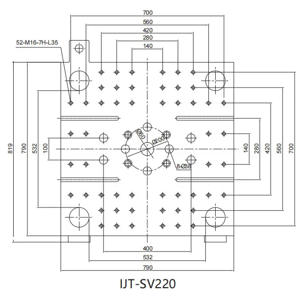 IJT-SV220 standard servo injection molding machine