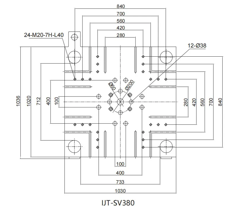 IJT-SV380 standard servo injection molding machine