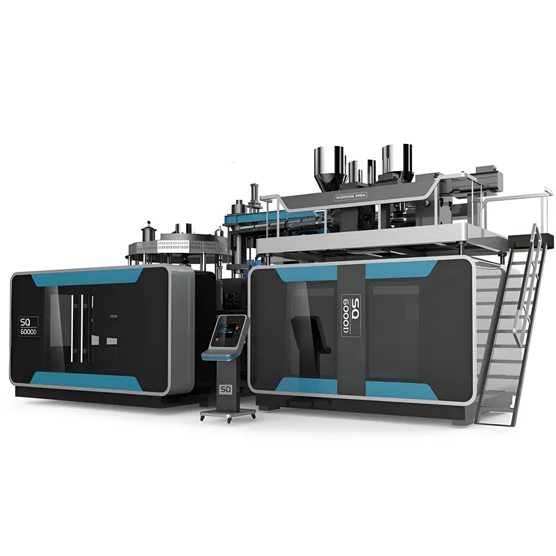 SQ-1~10L Six Stations Wheel Blow Molding MachineI