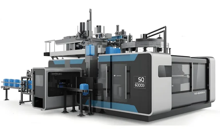 High-Speed SQ‑25L Six Stations Rotary Blow Molding Machine for 10–25L HDPE Containers