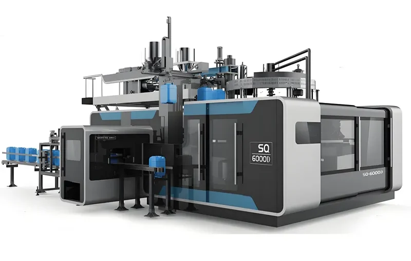 SQ-25L Шесть станций выдувной формовочной машины для колес